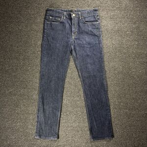 DSTLD Jeans Mens 34x32 Blue Dark Wash Slim Fit Straight Leg Denim Preppy